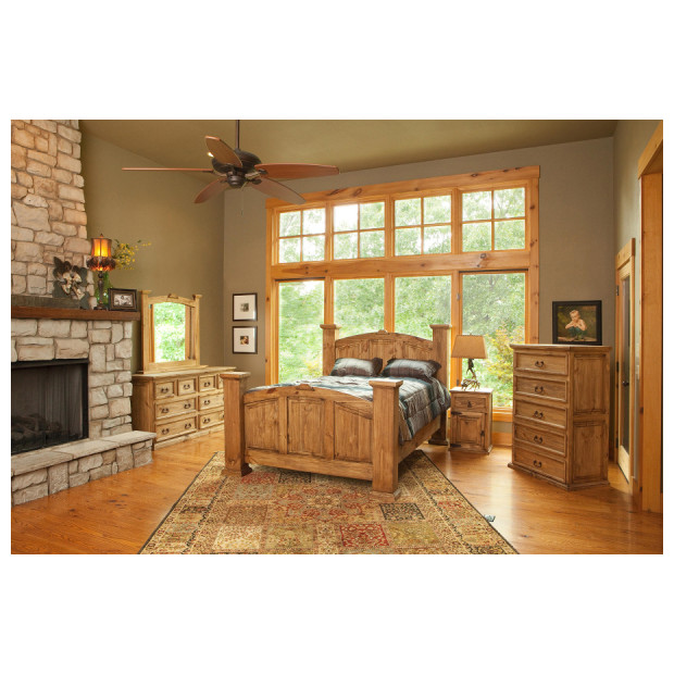 Fitzgerald Furniture RUSTIC MANSION QBDMN